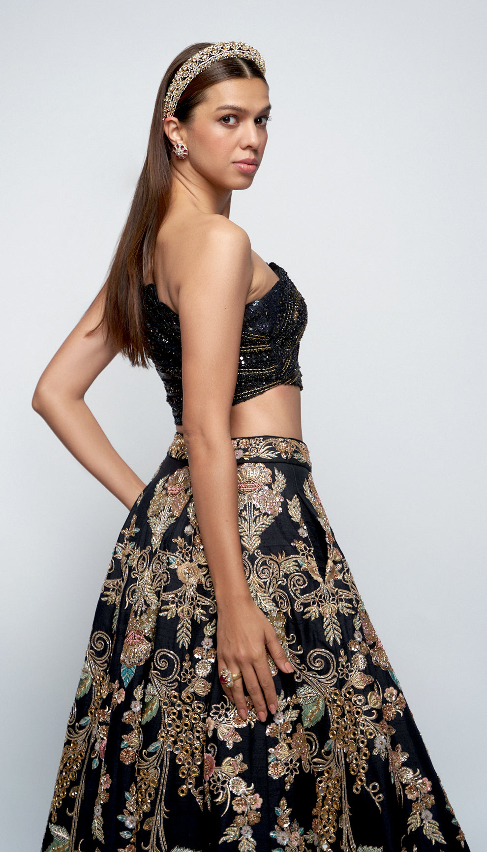The les fleur lehenga