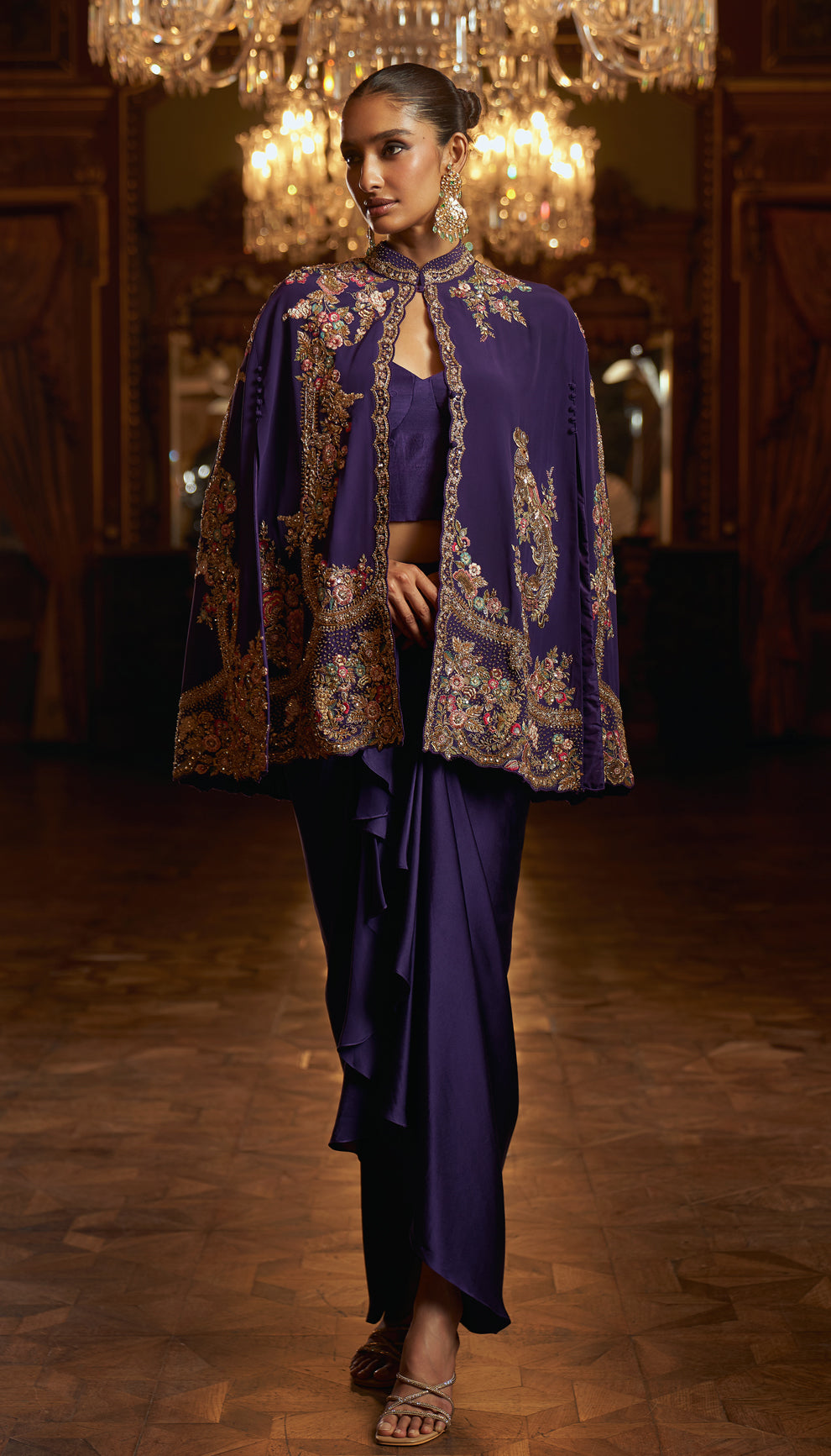 Purple Cape Set