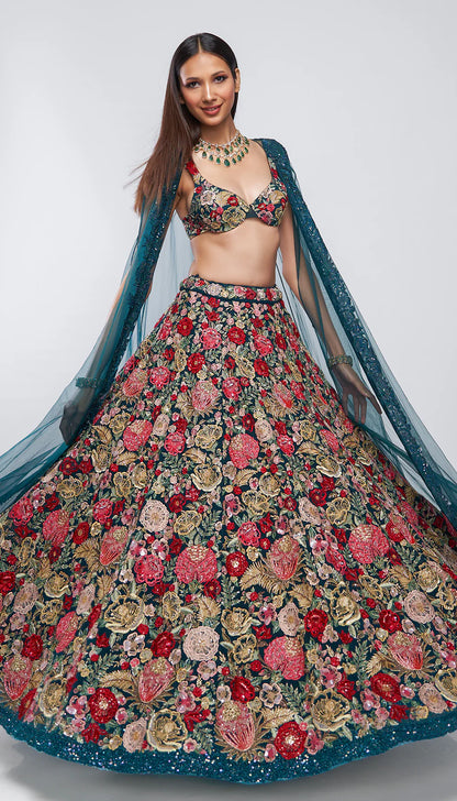 The Gardenia lehenga