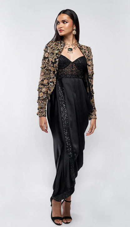 The les fleur cowl dress