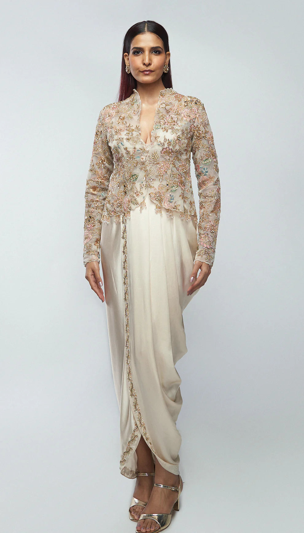 The les fleur cowl dress