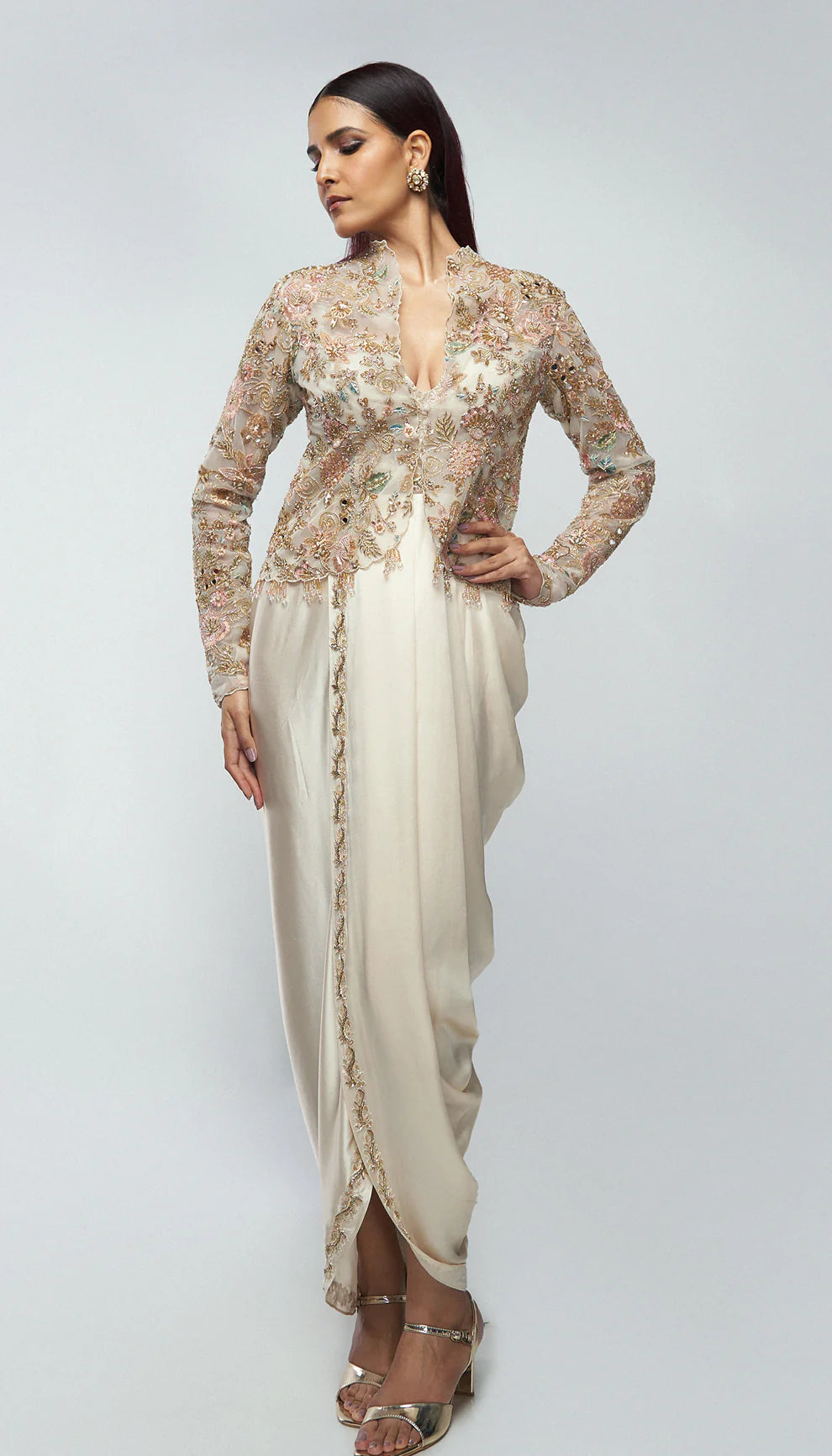 The les fleur cowl dress