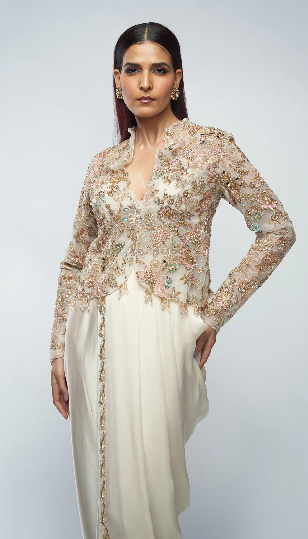 The les fleur cowl dress