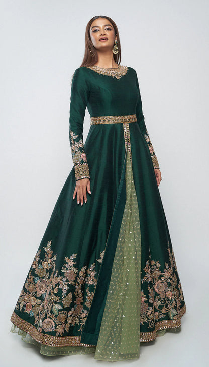 The bloom Jacket Lehenga